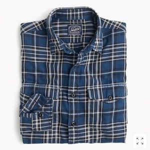 NWT J. Crew Men’s Midweight Flannel Shirt XS